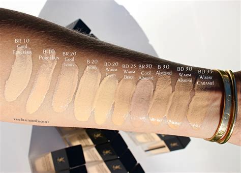 yves saint laurent all hours foundation bd35|ysl all hours foundation swatches.